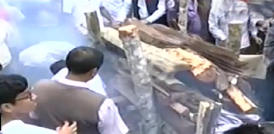 ಹುಟ್ಟೂರಿನಲ್ಲಿ ಡಿವೈಎಸ್ಪಿ ಗಣಪತಿ ಅಂತ್ಯಸಂಸ್ಕಾರ